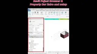 Revit Project Browser & Properties Bar Explained | Beginner Setup Guide 🚀 #shorts #ytshorts #Revit