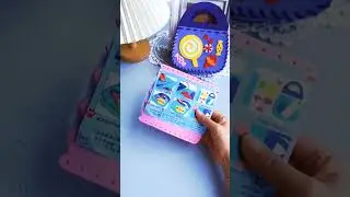 Diy Felt Bag Making Kit for Kids | Hand-Stitching Fun 🧵👜 #kids #kidsvideo #shorts