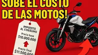 ¡Sube el costo de las motos! El golpe del Impoconsumo 2026 🚨