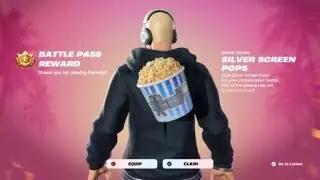 Fortnite Back Bling:  SILVER SCREEN POPS     ( Leading Lady set )