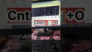 Open Screen Keyboard short cut Key in Pc #Computer #keyboard shortcutkey #virel #pc