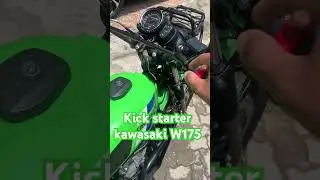 Kick starter Kawasaki W175 tr #w175 #w175tr
