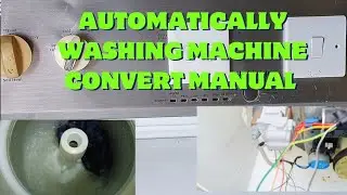 How to convert automatic washing machine into manual @farhannasim2771 #repair #electrical