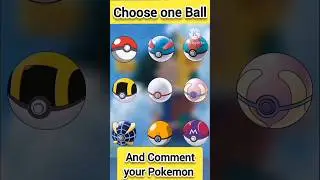 Choose One Pokeball and get your Pokemon #shorts @poke555 @Pokemonguruji