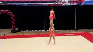 Coupe provinciale 2019 de Gym acrobatique - Estelle et Léann - Québec Performance