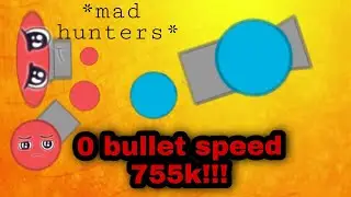 0 bullet speed 755k hybrid run | diep.io mobile