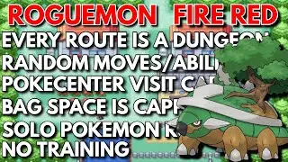 (TORTOISE SPRINTING!!)Pokemon Firered Natdex Roguemon 575+ ATTEMPTS