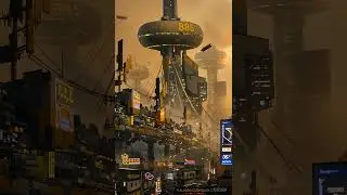 Futuristic Cyberpunk City &ndash; Neon Dreams in a Dystopian World