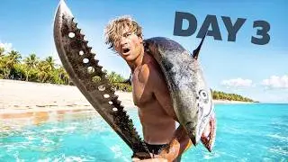 3 Days Surviving On A Shark Infested Island With No Food