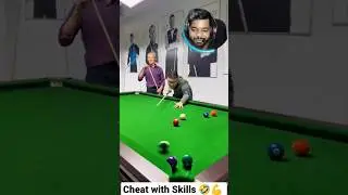 How to Cheat with ⚡ SKILLS ⚡ in Billiards 🎱 #shorts #short