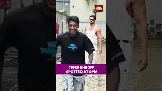 Tiger Shroff Spotted at Mumbai Gym, Flaunts Fitness in Latest Public Appearance #celebritynews