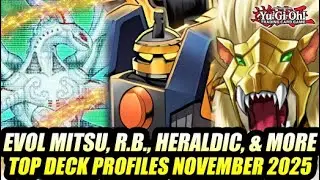 Evol Mitsu, R.B., Heraldic, & More! Yu-Gi-Oh! Top Deck Profiles November 2025