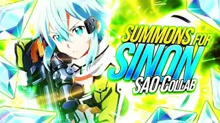 MY SAO WAIFU IS HERE! SHE WILL BE MAXED OUT! SUMMONS FOR SAO COLLAB SINON!  (Slime: Isekai Memories)