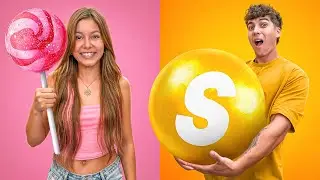 24 HORAS COMIENDO ROSA VS AMARILLO
