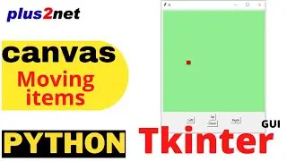 Moving objects in Tkinter Canvas  in different directions by using buttons or by timer
