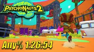 Psychonauts 2 Speedrun Any% in 1:26:54 (1:32:07 w/ loads)