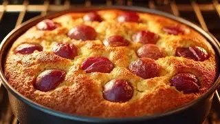 Каждая швейцарская бабушка печёт этот сливовый пирог летом! Такой лёгкий и нежный!