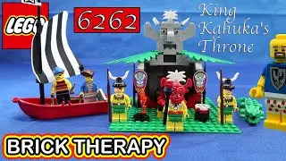 Vintage LEGO Pirates set 6262 King Kahuka's Throne, LEGO Islander Build and Review