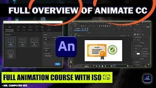2D Animation : Full Overview Of Animate CC | Full Animation Course with Certificates @mr.computerwiz