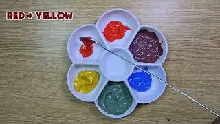 COLOR EXPLOSION! The MOST Surprising Hues You Can Mix From Just Red, Yellow, and Blue #colors#mixing