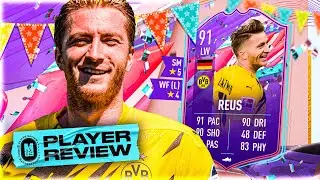 FUT BIRTHDAY REUS PLAYER REVIEW | 91 FUT BIRTHDAY REUS REVIEW | FIFA 21 Ultimate Team