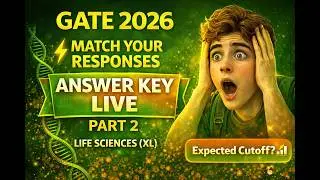 GATE 2026 Life Sciences XL  Complete Question Paper Solutions & Analysis PART 2