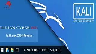 UNDERCOVER MODE || New update in Kali Linux  [ 2019.4 ]