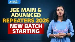 JEE Mains & Advanced - Repeaters 2026 - New Batch Starting on May 19th - Brilliant Pala