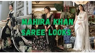 Mahira khan saree collection / Mahira khan saree looks