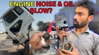 Diesel engine  Blow By & Awaz | Piston Ring Seized | Full Check UD  Truck NE6 Engine