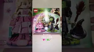 Building LEGO ASMR - WICKED ELPHABA & GLINDA🩷💚 #lego #asmr #wicked #legoasmr #sleep #arianagrande