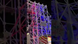 The loudest coaster ever? | Mine Blower at Fun Spot Kissimmee | #shorts #rollercoaster #fyp #foryou