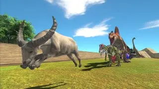 Race to eat WATER BUFFALO - Animal Revolt Battle Simulator