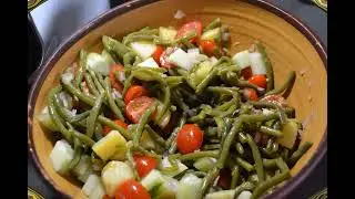 Salade compos&eacute;e haricots verts recette cookeo light