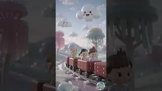 Giggleberry Magic Ride 🌈🚂 | Funny Kids Animation  #gogogiggles #kidsshorts #toddlerfun #kids