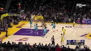 Max Christie Almost Ended Nathan Mensah's Career / Hornets vs. Lakers / December 28, 2023