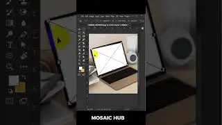 Create Loptop Mock up in Photoshop | Adobe Photoshop #laptop #mockup #photoshop #shortsvideo