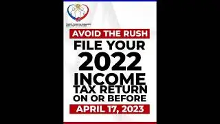 Tax Deadline Advisory for April 14, 2023.