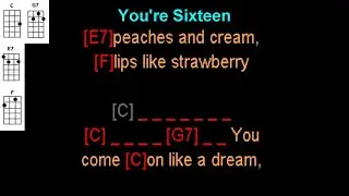 You're Sixteen by The Beatles Ukulele Play Along.