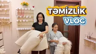 TƏMİZLİK VLOGU | ANAMLA SÖZLƏŞDİK🤣