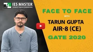 GATE 2020 Topper | Tarun Gupta AIR-8 (CE) | IES Master Regular Classroom Student