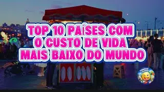 TOP 10 PAÍSES COM O CUSTO DE VIDA MAIS BAIXO DO MUNDO #curiosidades #ranking #top10 