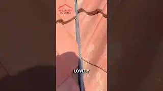 A different technique to cutting up valleys, works on all tiles #roofing #valleys #tutorial