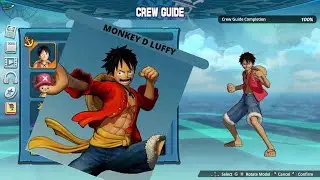 One Piece pirate Warriors 4 Money D. Luffy CREW GUIDE VOICES