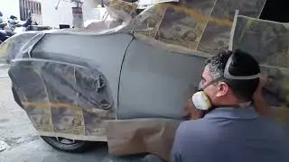 Pintura automotiva renegate da massa ao verniz
