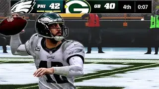 Aaron Rodgers vs Green Bay Packers In the Playoffs! | Madden 22 Philadelphia Eagles Franchise Ep 49