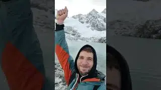 Feels after completing a trek (Martial Glacier in Ushuaia, Argentina). In Patagonia.