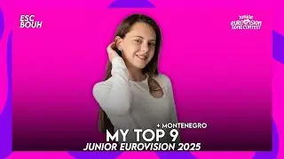 Junior Eurovision 2025 : My Top 9 (SO FAR) +🇲🇪