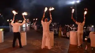 * A glimpse of 8e art percussionist fire show.