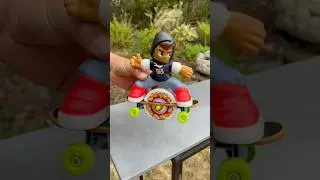 Testing the TechDeck Shred N Blast Skateboard #AD #fingerboard #lcboards #techdeck #skate #skating